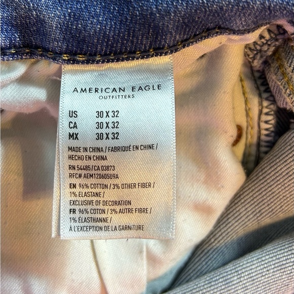 American Eagle Men's Jeans 29x32 (Actual 30x31) Flex Original Slim Straight - Picture 11 of 12